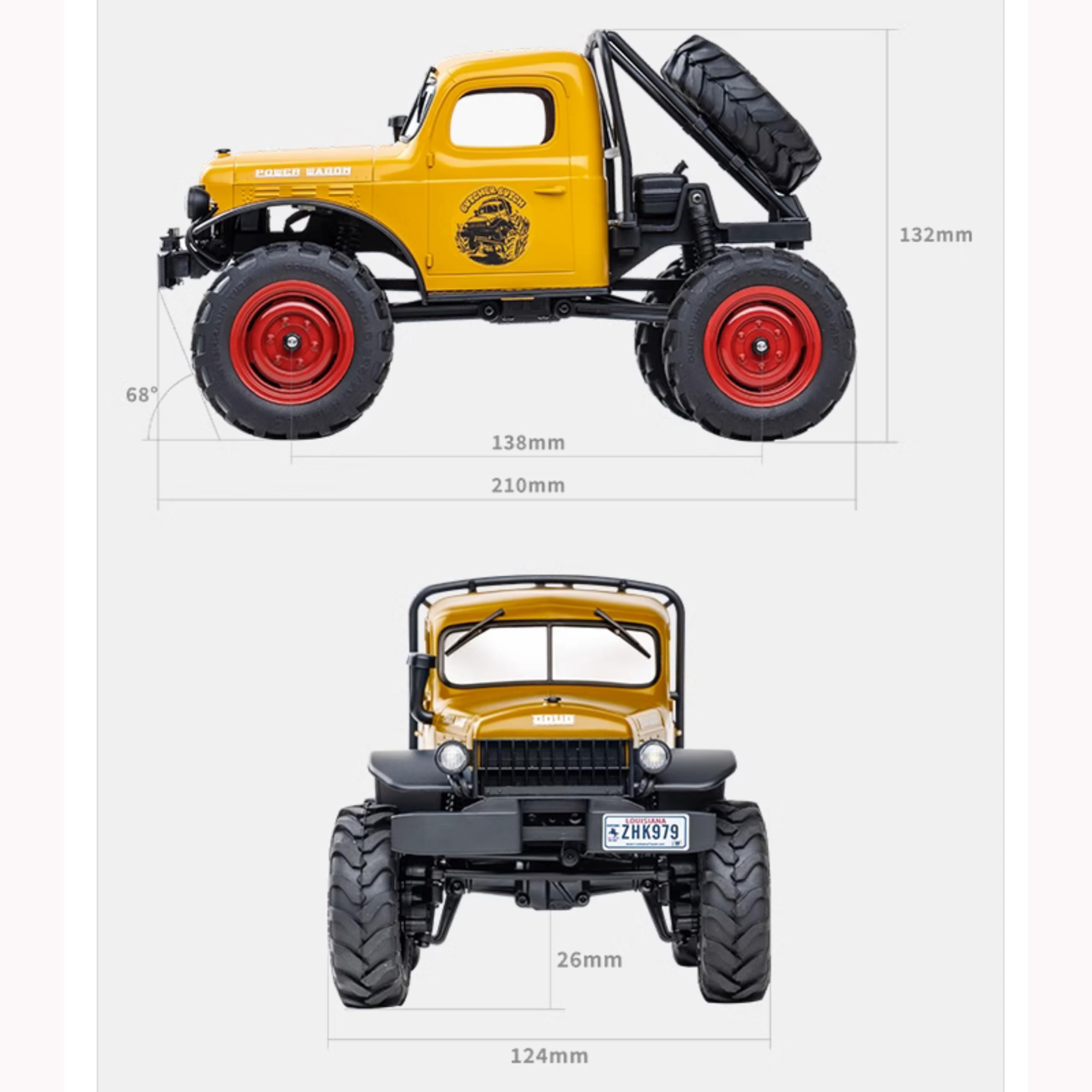 Amazon.co.jp: FMS RCクローラー 1/24スケール FCX24 パワーワゴン RTR